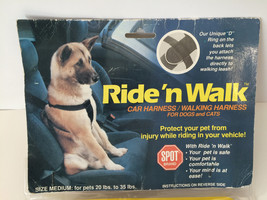  Ride&#39;nWalk Pet Safety Car Harness / Walking Harness for Dogs and Cats s... - £15.81 GBP