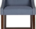 Safavieh Home Collection Dylan Navy and Espresso Counter Stool - $265.99