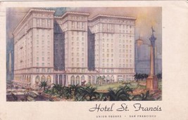 Hotel St. Francis San Francisco California CA 1940 to Buffalo MO Postcard B01 - £2.34 GBP