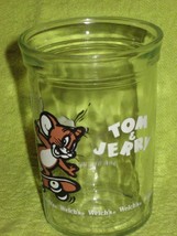 Welch&#39;s Jelly Jar Glass-Turner Entertainment-Tom &amp;Jerry-Jerry on Skatebo... - $9.00