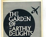 Playbill The Garden of Earthly Delights 1987 Martha Clarke Richard Pease... - $9.90