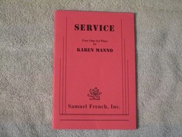 Service: Four one-act plays by Karen Manno - £5.96 GBP