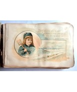 1888 antique VELVET COVER AUTOGRAPH ALBUM pottsville/potstown pa CARRIE ... - £69.39 GBP