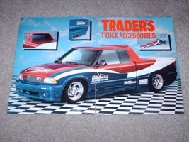 Trader&#39;s Truck Accessories Mini Poster Custom GMC Sonoma NHRA JR Drag Racing - £7.47 GBP