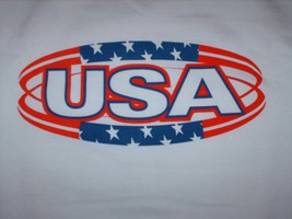 Men&#39;s USA Sweatshirt U.S. Clay Court Championships 2002 Size XXL Made In USA - £15.58 GBP