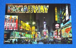 *BRAND NEW STRIKING NEW YORK CITY BROADWAY POSTCARD JERSEY BOYS WICKED L... - £3.93 GBP