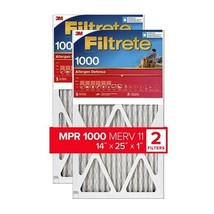 3M Filtrete 14 in. W x 25 in. H x 1 in. D 11 MERV Pleated Air Filter (Pack of 3) - £61.75 GBP