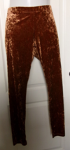 MeMoi Crushed velvet leggings Acorn Size L/XL Style MQ-029 - $19.75