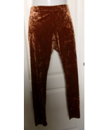 MeMoi Crushed velvet leggings Acorn Size L/XL Style MQ-029 - $362.81 MXN