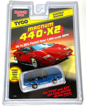 1pc 1995 Tyco 440-X2 Slot Car Dark Blue 1990 Corvette ZR-1 Maxiumum Heat #9063 - £47.40 GBP
