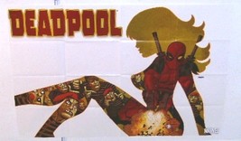 Deadpool 36 x 24 Marvel Comics comic book sexy girl woman promo poster: 3 x 2 ft - £31.90 GBP