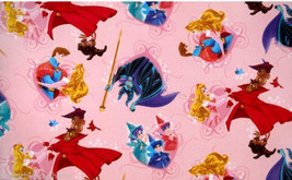 Disney Sleeping Beauty Fleece Throw Blanket  56&quot;x 68&quot; Pink Aurora  - £118.48 GBP