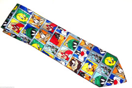 Looney Tunes Bugs Tweety Bird Taz Daffy Duck Mens Neck Tie Necktie Rene ... - £23.15 GBP