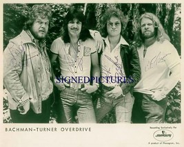 Bachman Turner Overdrive Group Signed Autograph 8X10 Rp Photo Bto - £15.79 GBP