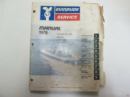 1978 Evinrude 175 200 235 HP Servizio Riparazione Negozio Manuale P/N 5399 - £11.95 GBP