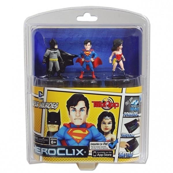HeroClix Super Heroes DC - TabApp Pack Batman Superman Wonder Woman - $11.00