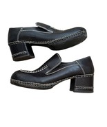 Padrina whalebone Leather Platform shoes brown mens size 12 Vintage Retro - $606.66 CAD