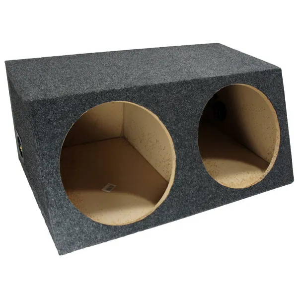 American Sound Connection H212 2 x 12-Inch Deep Angle Round Sub Box (Dual) - £110.26 GBP