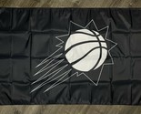 Los Angeles Lakers Logo Flag 3x5 ft Sports Black Banner Man-Cave Garage - $20.00
