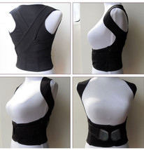 Adjustable Back Posture Correction Support Corrector Lumbar Shoulder Bra... - $10.99+