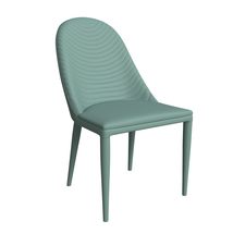 LeisureMod Seville Upholstered Modern Dining Chair with Metal Legs, Arml... - $3,616.89 MXN