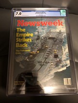 Newsweek Cgc 7.0 Empire Strikes Back Aircraft Hms April 19 1982. Falkland - £3,165.44 GBP