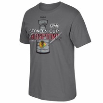 2015 Stanley Cup Champions Chicago Blackhawks Reebok Locker Room T-Shirt... - $19.95