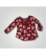 Crochet Lace Floral 3/ 4 Sleeve Shirt Size XL (15-17) NOBO No Boundaries... - $342.12 MXN