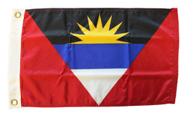 Antigua and Barbuda - 12"X18" Nylon Flag - $32.40