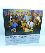 The Republican Club 550 pc JigsawPuzzle by SunsOut Trump Reagan Lincoln ... - £22.21 GBP