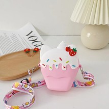 New Children  Messenger Bag Cute Ice Cream Friut  Kids  Crossbody Fashion Girl C - £94.74 GBP