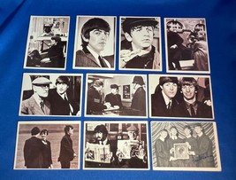 Lot Of 10 1964 Beatles Trading Cards 9 Hard Day&#39;s Night Plus 1 Extra - £12.17 GBP