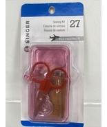 Travel Sewing Kit Case Singer 01927 27pc Thread Scissors Button Measure ... - $5.11 CAD