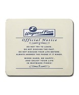 Wayward Pines Rules to Be Happy Large Rectangular Mousepad - $5.43 CAD