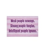 Weak Strong and Intelligent People Quote Linen Wall Tapestries 60&#39; x 40&quot; - £21.54 GBP