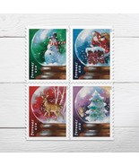 2023 Snow Globes (5 Booklets, 100 Total Stamps) First Class Forever Postage Stam - $100.00