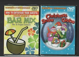 Luau Party Bar Mix Dvd + Christmas Snow Globe Dvd Free - £4.75 GBP