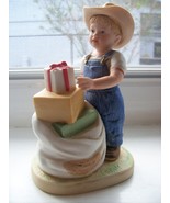 Homco 1985 Denim Days Collection “It’s Christmas” Figurines - $61.44 CAD