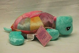 Tender Tails Plush Turtle Rainbow Multi Color Precious Moments Enesco - $16.82
