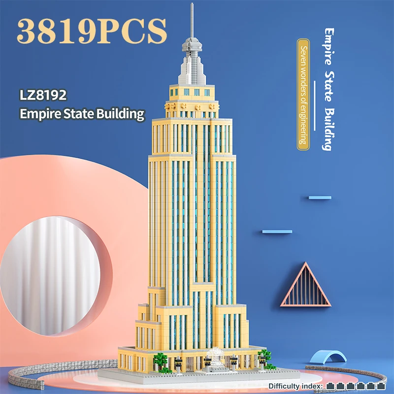 3819PCS Empire State Building World Famous City Street View Architectura... - $43.00+