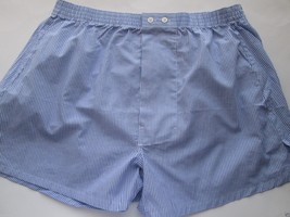 Nordstrom 2-Pack 536959 Stripes Woven Boxer Shorts Pajamas Blue 40 $32 UPC21 - £11.15 GBP