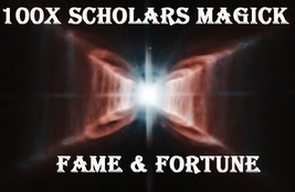 200x SEVEN  SCHOLARS FAME & FORTUNE SUAS FORTUNAS EXTREME MAGICK RING PENDANT image 2