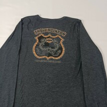 Harley Davidson Shirt Women’s Large Gray Long Sleeve Smoky Mountain Tennessee image 14