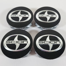2011-2016 Scion tC Aluminum Wheel 2 7/16&quot; BLACK Button Center Caps SET/4 # 69599 - £59.94 GBP