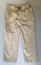 Propper Tactical Pants 38x29 Tan Cargo Reinforced Knee Coated w/Belt Tag 38x34 * - £18.09 GBP