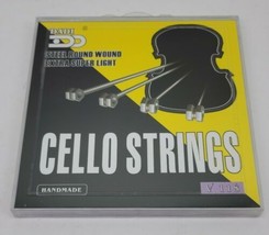 Dadi Cello Instrument Strings Set V118 Steel Round Wound Extra Super Light NEW  - $24.18