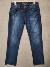 Joes Classic Straight Leg Jeans Mens 34x34 Blue Medium Wash Trey Stretch - £31.04 GBP