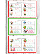 CHRISTMAS Labels Whimsical Designs Personalized Return ADDRESS Labels, S... - £1.48 GBP