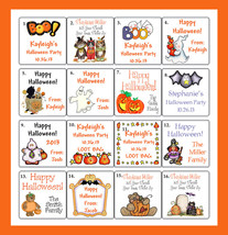 HALLOWEEN Goody Bag or Favor 2&quot; SQUARE LABELS - £2.97 GBP