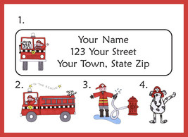 FIREFIGHTER Return Address Labels - £1.50 GBP